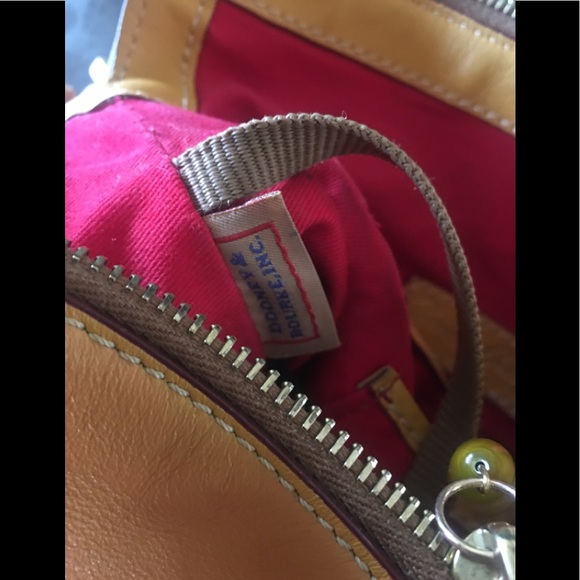 DOONEY AND BOURKE YELLOW LEATHER SHOULDER BAG - Picture 9 of 9